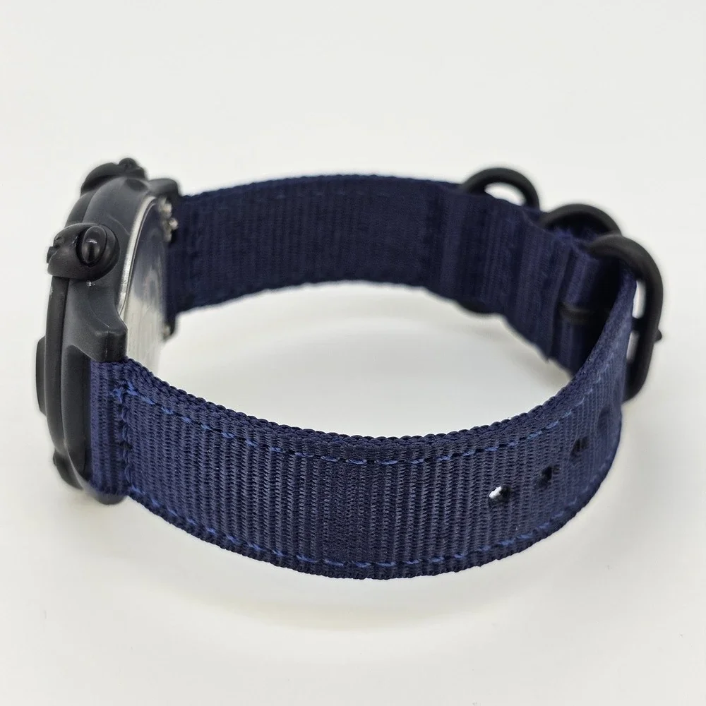 Timex Expedition 866 Men's Watch 39MM NEW Dark Blue Nylon Bands‎ New Battery